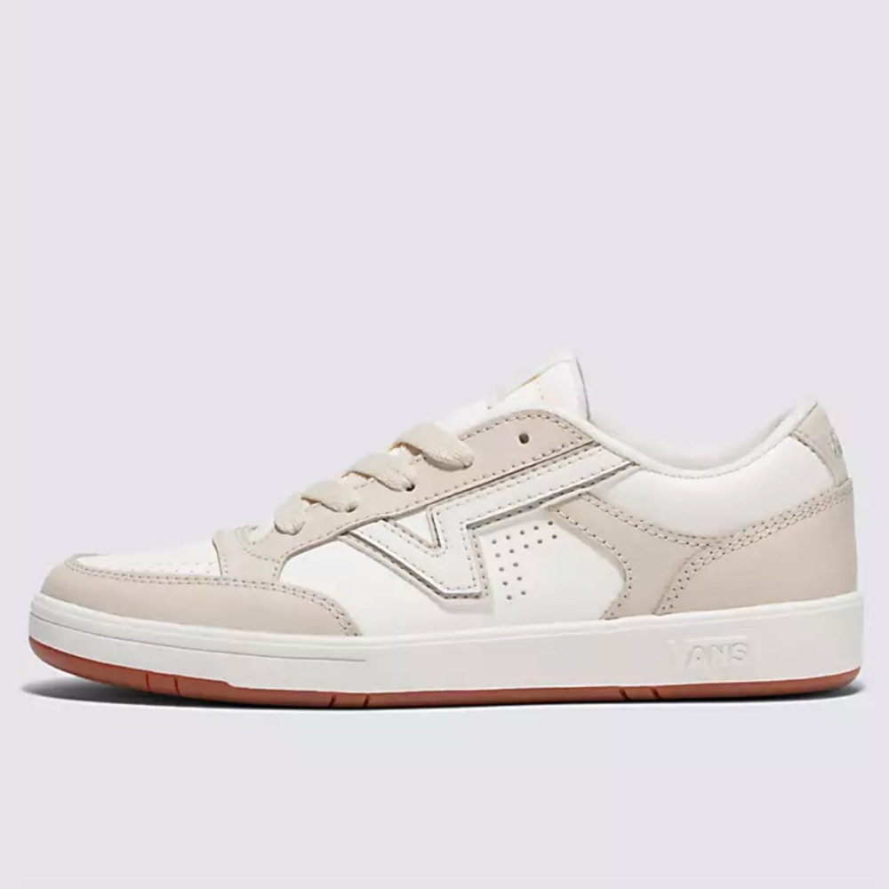 NEW never worn Vans size 7.5 - lowland cc - leather - marshmallow